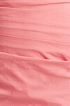 CAMPBELL RUFFLE DRAPED MIDI DRESS (BUBBLEGUM)