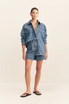 RACQUEL OVERSIZED SHIRT (VINTAGE BLUE)