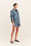 RACQUEL OVERSIZED SHIRT (VINTAGE BLUE)