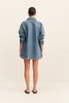 RACQUEL OVERSIZED SHIRT (VINTAGE BLUE)