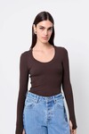LINCOLN TOP (CHOCOLATE)