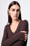 LINCOLN TOP (CHOCOLATE)