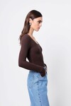 LINCOLN TOP (CHOCOLATE)