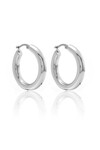 HALO HOOP LARGE EARRINGS (SILVER)