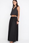 ALUCA PINTUCK MAXI SKIRT (BLACK)