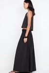 ALUCA PINTUCK MAXI SKIRT (BLACK)