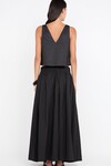 ALUCA PINTUCK MAXI SKIRT (BLACK)