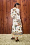 MERCADO MIDI DRESS (MULTI)