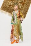 CLEMENZA SPLICED SILK SHIRT (MULTI)