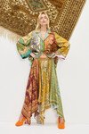 CLEMENZA SPLICED SILK SHIRT (MULTI)