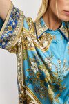 CASSIE SILK SHIRT (BLUE)