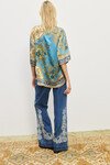 CASSIE SILK SHIRT (BLUE)