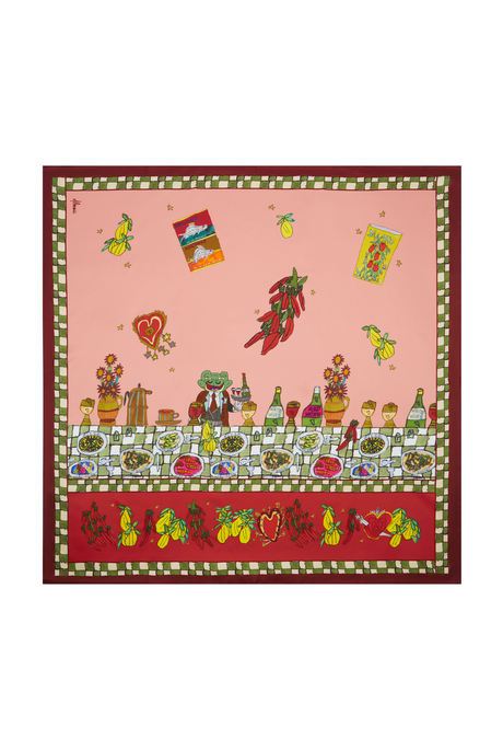 CONTESSA SILK SCARF (MULTI)