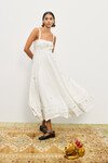 GIULIA EMBROIDERED SUNDRESS (CREAM)