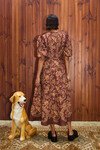 SERAPHINA MIDI DRESS (BURGUNDY)
