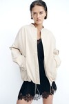 CAMPBELL BOMBER JACKET (OAT MILK)