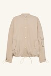 CAMPBELL BOMBER JACKET (OAT MILK)