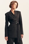 CASTRO BELTED BLAZER (BLACK)