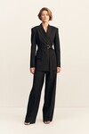 CASTRO BELTED BLAZER (BLACK)