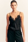 MAISIE LACE CAMI (BLACK)