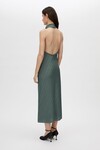 ALTO HALTER DRESS (SLATE GREEN)