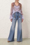 HYPNOTIC BILLOW BLOUSE (LILAC PAISLEY)