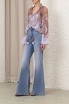 HYPNOTIC BILLOW BLOUSE (LILAC PAISLEY)