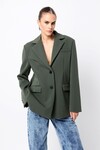 BOSTON SINGLE BREASTED BLAZER - MOSS