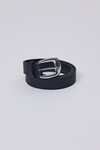 THE ESSENTIAL BELT (BLACK/SILVER)
