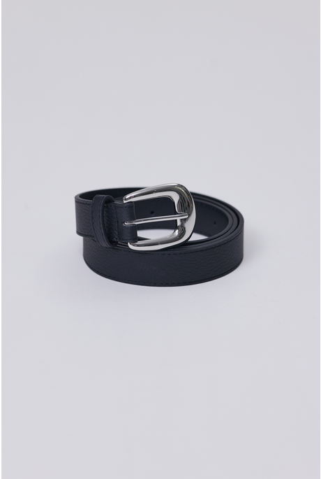 THE ESSENTIAL BELT (BLACK/SILVER)