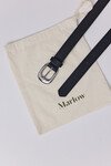 THE ESSENTIAL BELT (BLACK/SILVER)