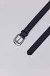 THE ESSENTIAL BELT (BLACK/SILVER)