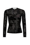 DARVOS TOP (BLACK MESH VELVET)