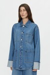 SADIE DENIM JACKET - CLASSIC BLUE