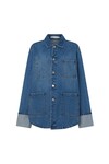 SADIE DENIM JACKET - CLASSIC BLUE