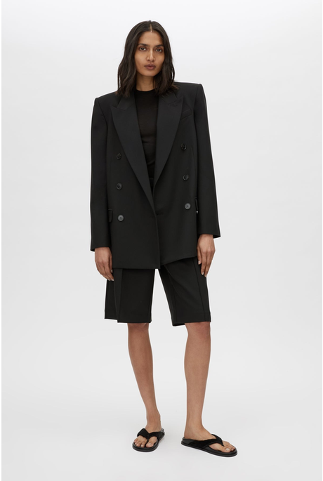 MACKINLEY DOUBLE BREASTED JACKET (BLACK)