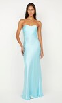 CINDER STRAPLESS MAXI DRESS (TURQUOISE)