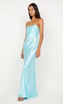 CINDER STRAPLESS MAXI DRESS (TURQUOISE)