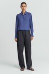 IONA SHIRT (DARK FALLOW BLUE)