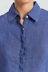 IONA SHIRT (DARK FALLOW BLUE)