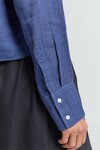IONA SHIRT (DARK FALLOW BLUE)