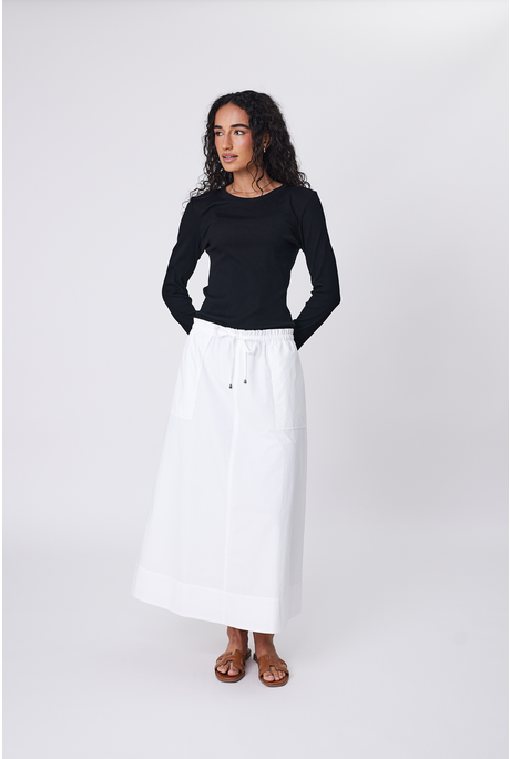 CASCADE SKIRT (CHALK)