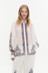 CARTA BLOUSE (PAINTERLY BORDER)