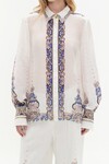 CARTA BLOUSE (PAINTERLY BORDER)