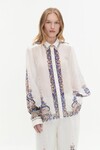 CARTA BLOUSE (PAINTERLY BORDER)