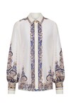 CARTA BLOUSE (PAINTERLY BORDER)