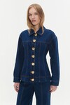 GIANNA DENIM SHIRT (DARK CLASSIC WASH)