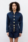 GIANNA DENIM SHIRT (DARK CLASSIC WASH)