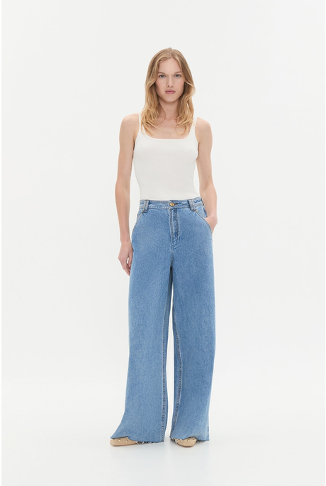HOLLAND WIDE LEG JEAN (COASTAL WASH)