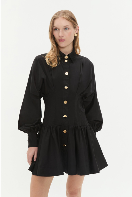ALEXA LS MINI DRESS (BLACK)